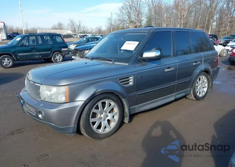 2006 Land Rover Range Rover Sport Hse из США, поврежденный, VIN SALSF25406A950918